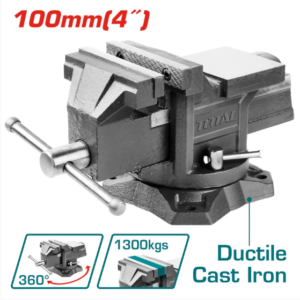 PRENSA DE BANCO 4 CON BASE GIRATORIA CAPACIDAD DE SUJECIÓN 1300KGS TOTAL THT6146
