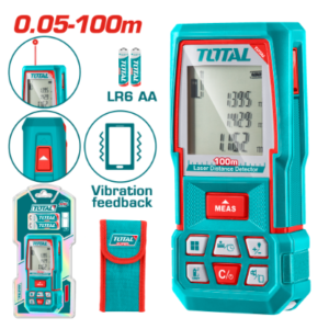 MEDIDOR DE DISTANCIAS LASER 100MT TOTAL TMT51036