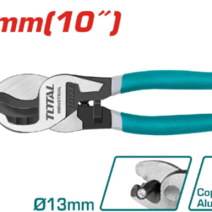 ALICATE CORTADOR DE CABLE ALTA RESISTENCIA 10" 13MM TOTAL THT115102
