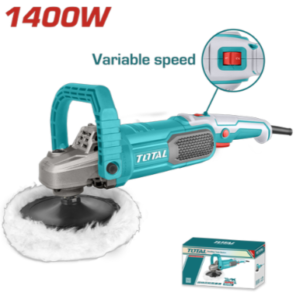 POLICHADORA ELECTRICA 1400W INDUSTRIAL INCLUYE 4 ACCESORIOS TOTAL UTP11418018