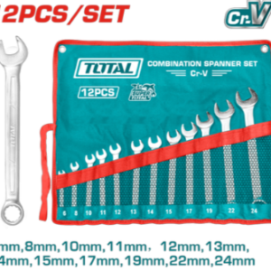 JUEGO LLAVES COMBINADAS MILIMÉTRICAS 12PZ 6-24MM TOTAL THT1022121