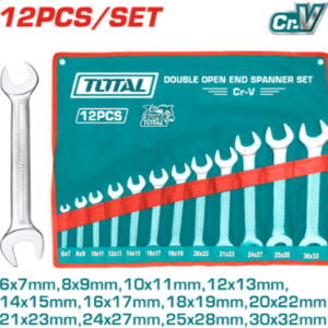 JUEGO LLAVES FIJAS MILIMÉTRICAS 12PZ 6-32MM TOTAL THT1023121