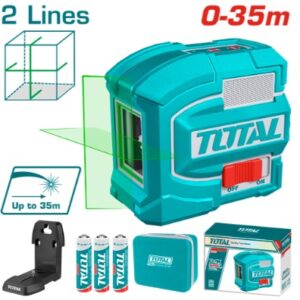 NIVEL LASER 0-35M LUZ VERDE 2 LINEAS INDUSTRIAL TOTAL TLL156601