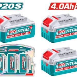 KIT DE BATERIAS 20V 4AH 3PZ TOTAL TOSLI251296