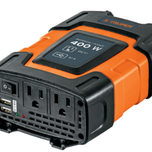 INVERSOR DE CORRIENTE 400W CON PUERTO USB TRUPER 10449