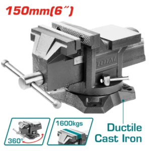 PRENSA DE BANCO INDUSTRIAL GIRATORIA 6″ TOTAL THT6166